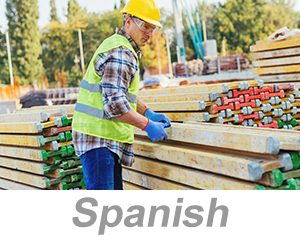 Stacking and Storage Practices for Construction (Spanish)